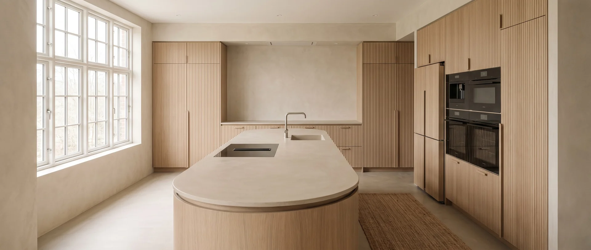 Kitchen remodel in the Lehigh Valley, PA — warm modern kitchen, custom island | VM Power Kitchen & Bath